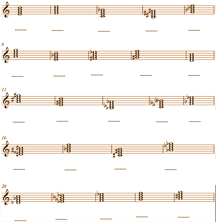 Akorbik Sheet temel müzik eğitimi